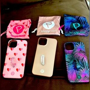 3 Loopy Cases- 6.1 inch screen (iPhone 13/14)
